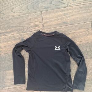 Under Armour Black Fitted HeatGear Top